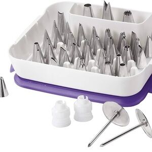 Wilton Piping Tip Set for Cake & Cupcake Decorating, 55-Piece with Carrying Case